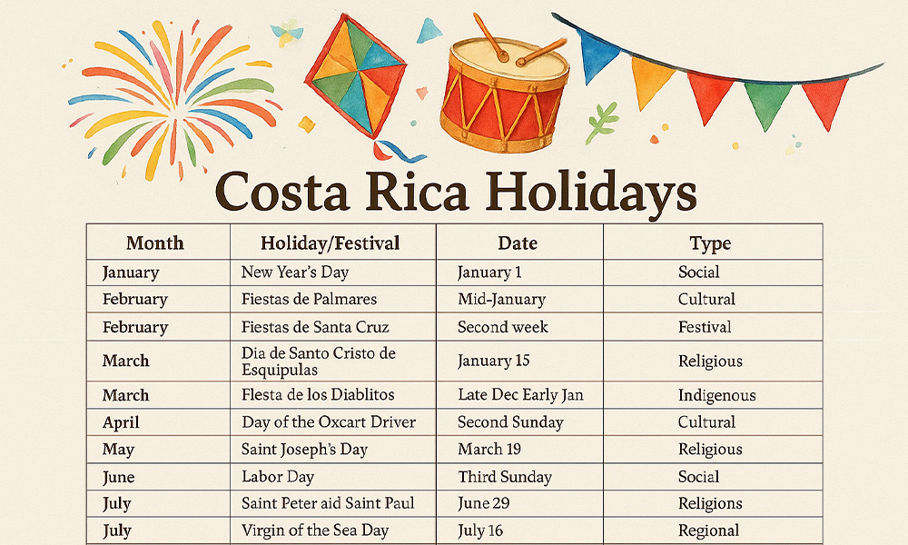 Featured image for “Costa Rica Holidays and Celebrations: A Month-by-Month Guide”