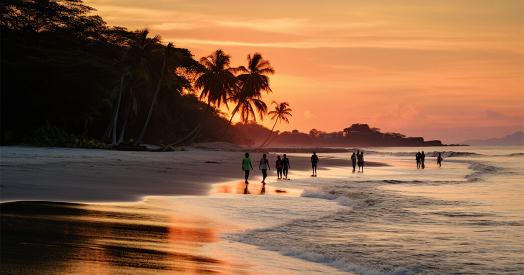 Costa Rica Sunset during the Veranillo de Juan